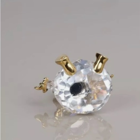 SWAROVSKI Crystal "Childhood Dreams" Memories Sitting Baby Doll Gold Accents - Picture 3 of 7